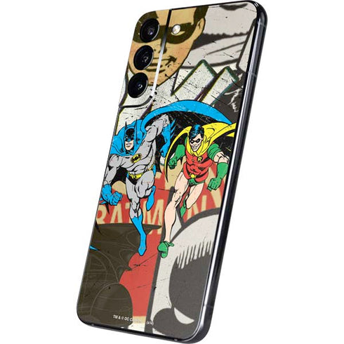 DC Comics Batman and Robin Vintage Action Pose Galaxy S22 Plus Skin